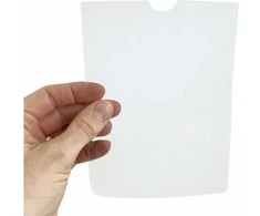 Laikiklis Leitz Esselte Plastetui Esselte A6 0,105mm glasklar 100stk/pak