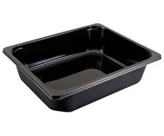 Plastikinis indas, Færch, C 2325-1B, 1 skyriaus, stačiakampis, talpa 5195 ml, 265x325x80 mm, PET, juodas, dėžutė