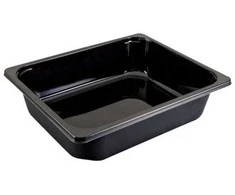 Plastikinis indas, Færch, C 2325-1B, 1 skyriaus, stačiakampis, talpa 5195 ml, 265x325x80 mm, PET, juodas, dėžutė