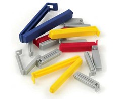 Plastikiniai spaustukai Twixit, 15 vnt. po 6 cm ir 5 vnt. po 11 cm. PP, 20 vnt./vnt. - (20 vnt.)