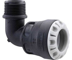 Plastline Plastikinio laido įtempimo kampinis jungtis NP 32 x 1"