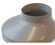 Plastmo As Plastmo šulinio apykaklė Pilka 75 - Ø150mm