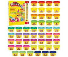 Play-Doh - Super Rainbow skoniai 50 vnt. pakuotė (G1761)