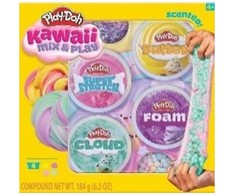 „Play-Doh“ – Kawaii „Mix Play“ 4 vnt. pakuotė (334-240418)