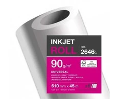 Plotterpapir Clairefontaine Universal 90 g, 610 mm x 45 m