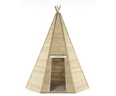 Plum didelis Tipi medinis žaidimų namelis vaikams