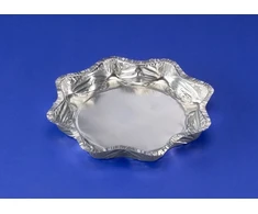 Plus Pack As Vienkartinis padėklas 600 ml Ø216x25 mm žvaigždės formos sidabrinis, 50 vnt./pak.