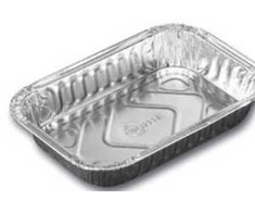 Plus Pack Aliuminio dėklas 308 ml 160x110x26 mm, 10 pakelių x 140 vnt./kartoninė dėžė
