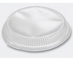 Plus Pack Plastikinis dangtelis 2,5 cm kupolinis, skirtas 5170 Ø262x40mm RPET, skaidrus - 200 vnt./pakuotėje - (200 vnt.)