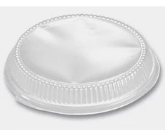 Plus Pack Plastikinis dangtelis 2,5 cm kupolinis, skirtas 5170 Ø262x40mm RPET, skaidrus - 200 vnt./pakuotėje - (200 vnt.)