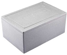 Plus Pack Termo putų dėžė EPS 1/1GN pilka 595x388x262mm