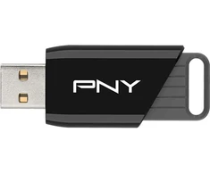 Pny Technologies PNY Attaché X, 256 GB, USB Type-A, 3.2 Gen 1 (3.1 Gen 1), 130 MB/s, stumdomas, juodas