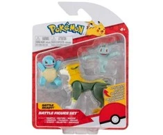 Figūrėlė Pokemon Pokémon Battle 3 figūrėlių paketas – Squirtle, Machop, Boltund