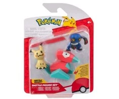 Pokémon - Battle Figure 3 pack - Mimikyu, Porygon &amp; Croagunk (PKW4091)