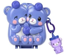 Mattel Polly Pocket Core Compact Mėlyna-Beary Besties