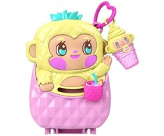 Polly Pocket Rinkinys Compact Pineapple Monkey figūrėlės + priedai