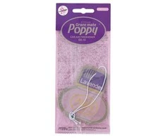 poppy Aguonų kvapo kortelė, Levanda