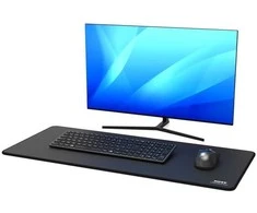PORT CONNECT Professional Desk kilimėlis, 30x70cm, Juodas