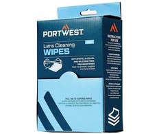Servėtėlės PORTWEST PA01 linzių valymui, Pw spalvos: Baltas