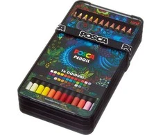 Posca - Spalvoti pieštukai - Ryškios ir intensyvios spalvos (36 vnt) (402005)