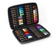 POSCA dovanų dėžutė, 40 įvairių spalvų ir linijų pločių