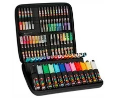 Posca POSCA Gift Case, 60 ass. Forskellige farver og stregbredder