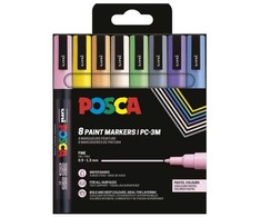 Posca POSCA PC-3M 8stk Pastelinis Kolory