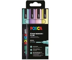 Posca POSCA PC-5M 4 vnt. Pastelowe kolory