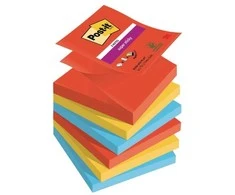Post-It 3M Post- it ® super lipni Z- pastabos, PLAYFUL, 76x76mm, 6x90 kortelės.