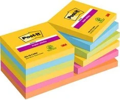 Post-It 7100244585, Square, Mėlyna, Žalias, Oranžinis, Rožinė, Geltona, Paper, PEFC, 76 mm, 76 mm