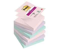 „Post-It 7100259204, kvadrato formos, mėlyna, žalia, pilka, rožinė, violetinė, popierius, 76 mm, 76 mm, 90 lapelių“