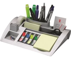 „Post-It“ stalinis organizatorius C50, sidabrinė, užrašams, 26 x 17 x 7 mm, 1 vnt.