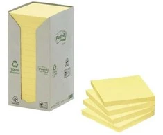 Post-it FT510110347, Kvadratinis, Geltonas, Popierius, 100%, MĖLYNASIS ANGELAS, 76 mm
