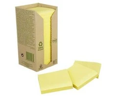 Post-it FT510110347, Kvadratinis, Geltonas, Popierius, 100%, MĖLYNASIS ANGELAS, 76 mm