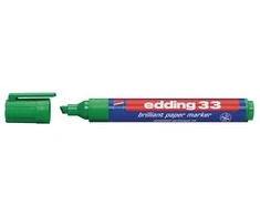 Permanentinis žymeklis Edding 33 pasviręs 5 mm žalias