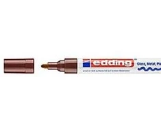 Povl Klitgaard Co EDDING 750 - Brown - Brown - Baltas - 1 colours - Bullet tip - Round - 2 mm