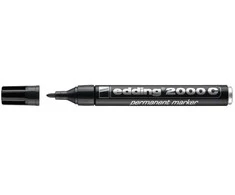 Edding 2000c apvalus permanentinis žymeklis, įvairių spalvų