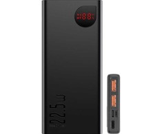 Išorinė baterija Baseus Adaman Metal, 10000mAh, 22.5W (juoda)