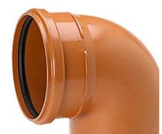 PP lenktas vamzdis 88 g. 160 mm - Uponor