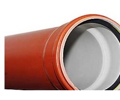 PP kanalizacijos vamzdis 160x3000mm SN8 - daugiasluoksnis vamzdis, EN13476. Uponor Ultra Classic
