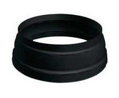 Prefa GmbH Alu-Dächer und Fassaden Prefa šulinio apykaklė 0,7x100x150 mm - juoda RAL9005. P10