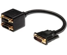 Kabelis PremiumCord DVI-D - DVI-D x2 juoda (kpdva-5)