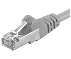 PremiumCord PREMIUMCORD Patch kabelis CAT6a S-FTP, RJ45-RJ45, AWG 26/7 20m pilka