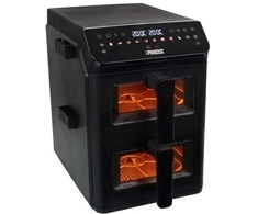 Gruzdintuvė Princess „Airfryer“ krosnelė su 2 x 5 l talpos maišytuvu, 3000 W – 182490