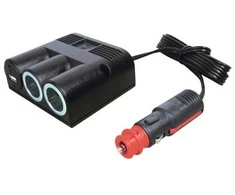 Pro Car Cigarečių žiebtuvėlio skirstytuvo tipas Cigarečių žiebtuvėlio jungčių skaičius 2 x Sąsajos: USB 2 x Leistina apkrovos srovė maks. 16 A ProCar 67315500