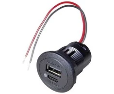 Pro Car Įleidžiamas USB-C lizdas su LED lempute