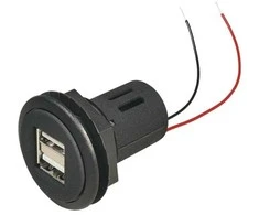 Pro Car USB lizdas 2 USB 8-24V 2 x 2500 mA