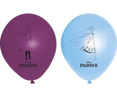PROCOS Ledo šalis 2 gimtadienio balionai - 28 cm - 8 vnt. universalūs