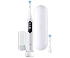 Oral-B Elektrinis dantų šepetėlis | iO6 | Įkraunamas | Suaugusiems | Šepetėlių skaičius galvutės įeina 1 | Number of teeth brushing modes 5 | Baltas