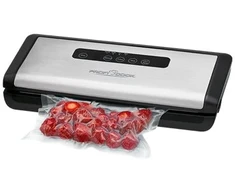 Profi Cook ProfiCook PC-VK 1146, Juodas, Nerūdijantis plienas, 800 mbar, Vac seal, Nerūdijantis plienas, Sensor, Touch, 120 W